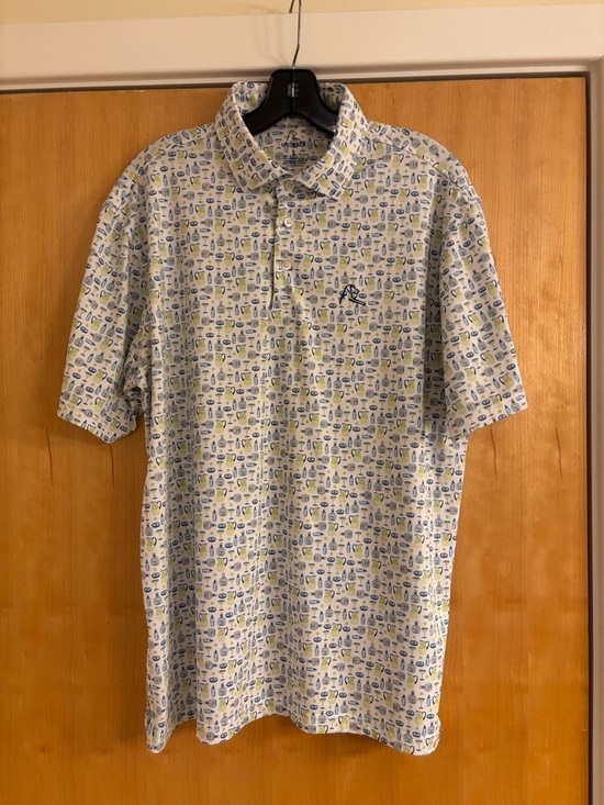 Rhoback Other - Rhoback Men’s Margarita Print Polo, Great Condition!